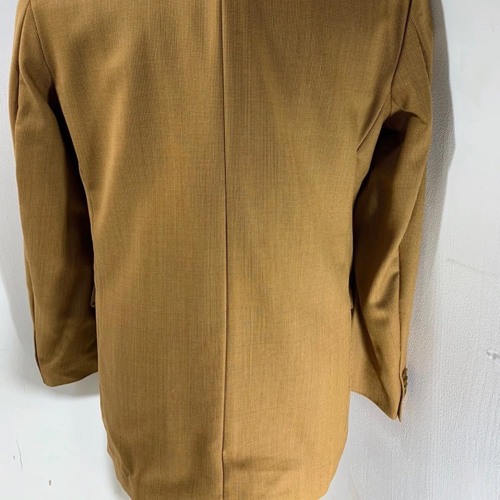 Roy Robson Men’s Suit Jacket New Wool Light Brown Single Breast Size 42" Chest - Picture 10 of 12